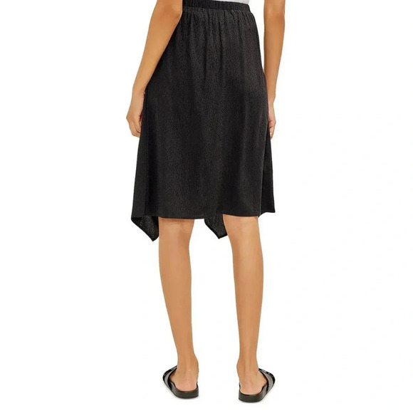 Three Dots Black Wrap Skirt NWT - Picture 2 of 4